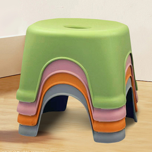 小凳子家用塑料加厚客厅茶几板凳椅子可叠放茶几凳换鞋凳儿童矮凳