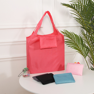 超大容量纯色防水牛津布环保购物袋时尚可折叠便携超市尼龙手提包