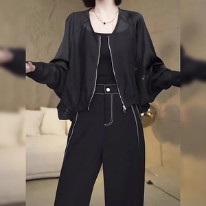 欧货黑色蝙蝠袖防晒衣女夏季新款高级感时尚小众短款外套轻薄上衣