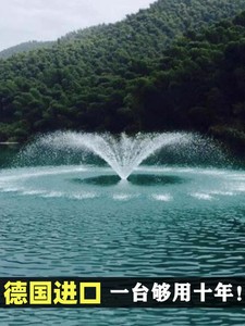 悬浮式鱼塘增氧机打氧机鱼塘大功率充氧泵池塘养殖增氧泵浮水泵专