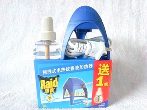 雷达无味电蚊香液拖线式加热器1个送1瓶水 通用 酒店宾馆有效驱蚊