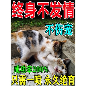 猫咪发情抑制药母猫宠物公母猫咪狗绝育禁情粉避孕药禁情粉猫狗用