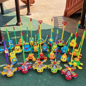 儿童推推乐玩具手推车推轮子学步玩具带声音吸引宝宝走路的小推车