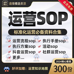 私域运营SOP社群标准操作流程活动策划执行手册自媒体运营方案表