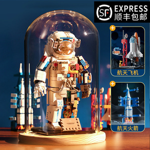 宇航员系列积木男孩益智拼装玩具太空航天火箭模型2024乐高8-12岁