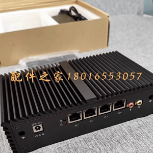 （议价）PC赛扬3215U双核4千兆网口工控机软路由NAS