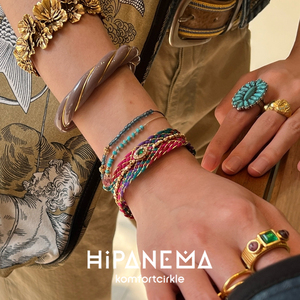 HIPANEMA 印第安波西米亚风多元素吊坠手链手绳法式复古时尚叠戴