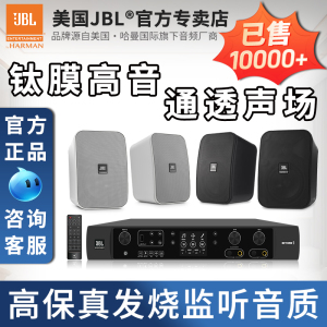 JBL壁挂音响套装店铺专用挂壁式商用挂墙喇叭会议室音箱CONTROL X