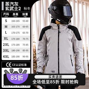 赛羽冬季保暖上衣摩托车骑行服防护带护具JK178-2男女款