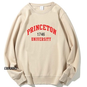 Princeton University卫衣普林斯顿大学纪念品校服圆领加绒厚薄春