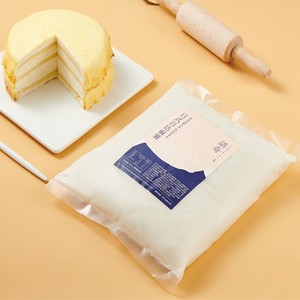 语奇百达麻薯糯米团1KG2.5KG袋包装夏季动物奶油伴侣千层蛋糕类