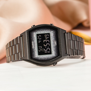 卡西欧casio复古小方表时尚中性手表B640WBG-1B/B650WB-1B