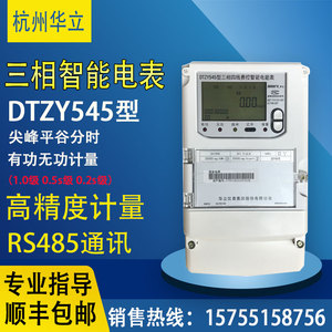 杭州华立DTZ545三相四线智能电表  0.2S级三相三线DSZ535高压100V