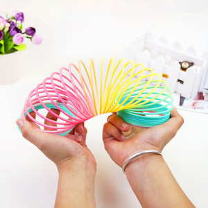 儿童大号魔力彩虹圈伸缩弹力圈塑料幼儿园宝宝新款叠叠圈益智玩具