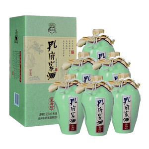 【孔府家酒】孔府珍52度装高度浓香型白酒 500ml*6瓶整箱