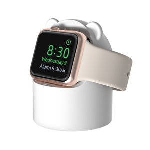 适用苹果手表充电支架iwatch7代6/5/4/3/2通用AppleWatch 8/9支架充电地主se座充智能配件充电座手表架圆形潮