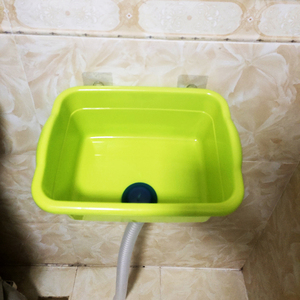 卫生间洗拖布池塑料洗手盆拖布盆商用宿舍租房拖把池带下水拖把桶