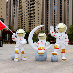 创意太空人宇航员雕塑人物模型大型落地摆件网红打卡商场美陈装饰