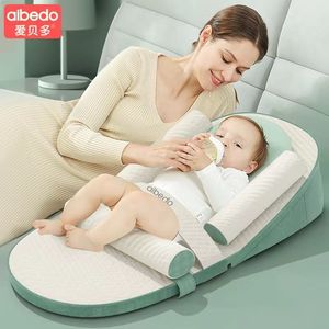 婴儿防吐奶斜坡垫喂奶新生护脊椎防溢奶呛奶枕头宝宝床中床