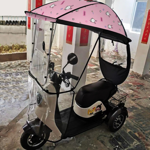 爱玛电动三轮车家用小型雨棚防晒挡雨电瓶车遮阳伞加厚遮阳雨棚
