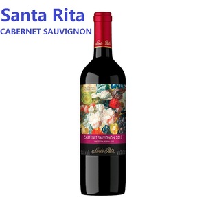 智利Santa Rita 桑塔丽塔120国家画廊珍藏赤霞珠红葡萄酒 750ml