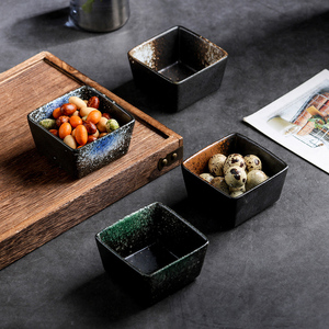 创意调味碟日式陶瓷小碟子厨房酱油碟醋碟家用餐具小吃菜碟小食碟