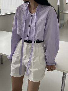 A240401912韩国代购FIND 春季新款温柔仙女风女士衬衫