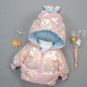 女童装女宝宝羽绒棉服冬装中长款棉袄外套1一4周岁半2到3婴儿棉衣