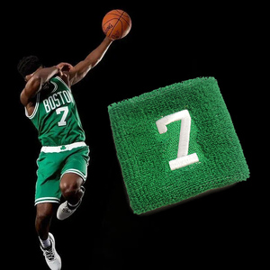 杰伦布朗护臂7号球星同款护腕绿色刺绣打篮球护具学生初高中护肘