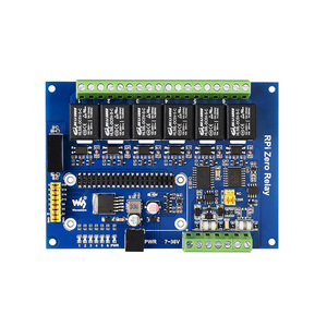 树莓派Zero RS485 CAN总线扩展板 工业级6路继电器模块 光耦隔离