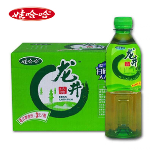 娃哈哈茉莉龙井绿茶非常柠檬冰红茶果味茶饮料500ml*6瓶