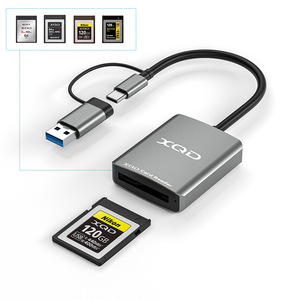XQD读卡器相机SD卡多合一万能cfe存储卡手机转换器USB高速适用索尼S7尼康ccd苹果15华为typec转换OTG电脑tf卡