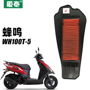 适用于踏板摩托车鬼马蜂鸣新喜悦WH100T-2-5-M空气滤芯空滤配件