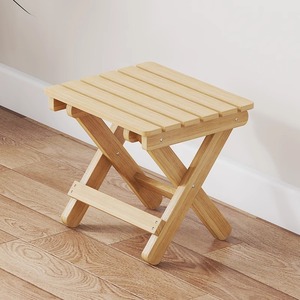 免安装实木凳子小凳子矮凳家用可折叠儿童成人凳钓鱼马扎凳小板凳