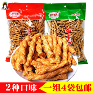 酷妹手工小麻花酥脆甜辣味290g袋网红办公休闲零食海苔味270g袋