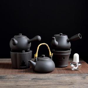 创意紫砂酒精炉泡茶炉煮茶壶旅游户外功夫茶具煮茶器酒精灯烧水壶
