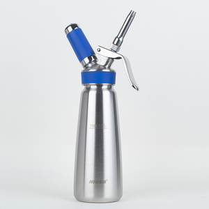 不锈钢台湾MOSA铝制奶油枪发泡器咖啡雪顶星冰乐裱花枪虹吸瓶0.5L