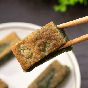 宁波特产象山清明节传统糕点糯米糍粑艾草糍粑 麻糍青块小吃500g