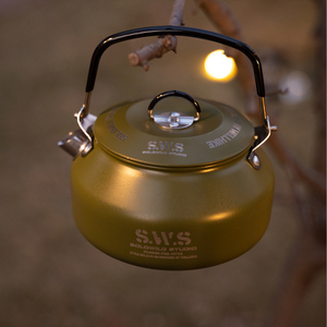 SWS户外烧水壶迷你0.8L solo徒步登山旅行战术露营便携咖啡煮茶壶