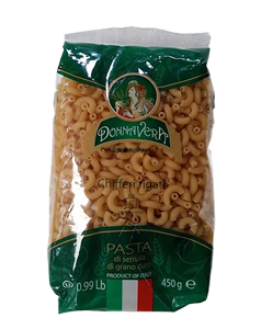 进口维拉小弯形意大利面条 500g 意粉通心 chifferi rigati pasta