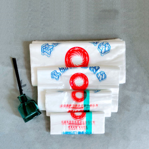 QS食品专用加厚袋加厚外卖打包带商用手提装汤水塑料袋子现货批发