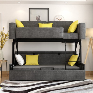 折叠沙发上下床两用2023新款小户型客厅多功能沙发床上下铺双层床