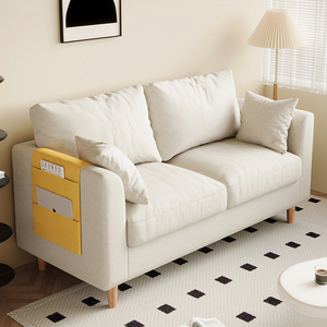 沙发小户型客厅简约现代出租房屋经济型卧室公寓简易双人布艺沙发
