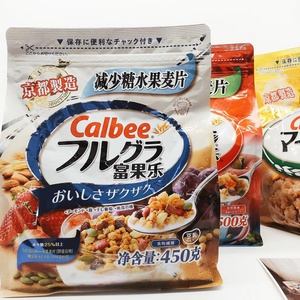 日本进口calbee京都制造卡乐比水果燕麦片500g富果乐即食懒人早餐