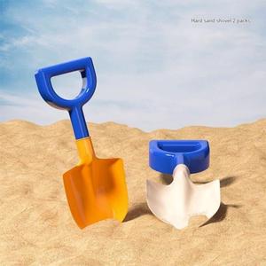 鸿源盛儿童铲子大号沙滩玩具挖沙工具铁锹挖土铁铲宝宝玩沙塑料