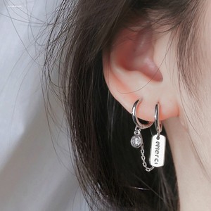 两个耳洞的耳钉上下连体耳环女双耳洞耳环一体式耳骨耳扣气质耳饰