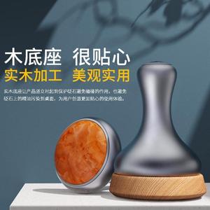 美容院电加热经络按摩砭石温炙仪揉腹能量石家用推拿艾炙热敷神器