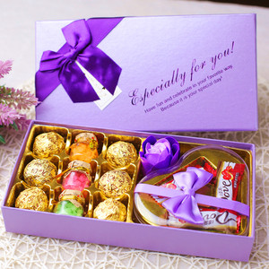 德芙巧克力礼盒装心形创意红色女生日朋友情人节礼物（代可可脂）