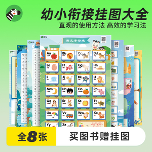 斑马【新版可点读】汉语拼音墙贴识字乘法口诀训练单词一年级挂图