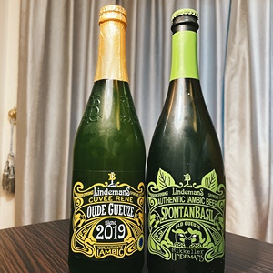 【恐龙精酿】比利时 林德曼 美奇乐发酵罗勒/姜汁/贵兹兰比克啤酒
